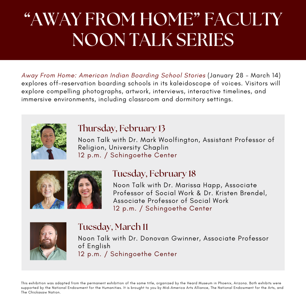 Away From Home Faculty Noon Talk Series